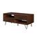 Angle Zoom. Walker Edison - Contemporary Minimalist 2-Drawer Coffee Table - Dark Walnut/Black.