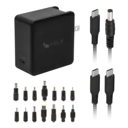 Helix - 67W USB-C Universal Laptop Charger With 14 Adapter Tips