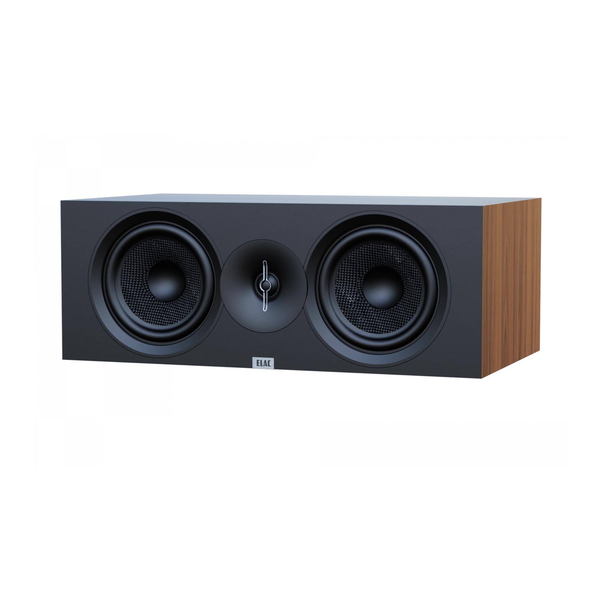 Alt View 1. ELAC - ELAC Debut 3.0 - 6.5" Center Speaker (Walnut) DC63-WN - Walnut.