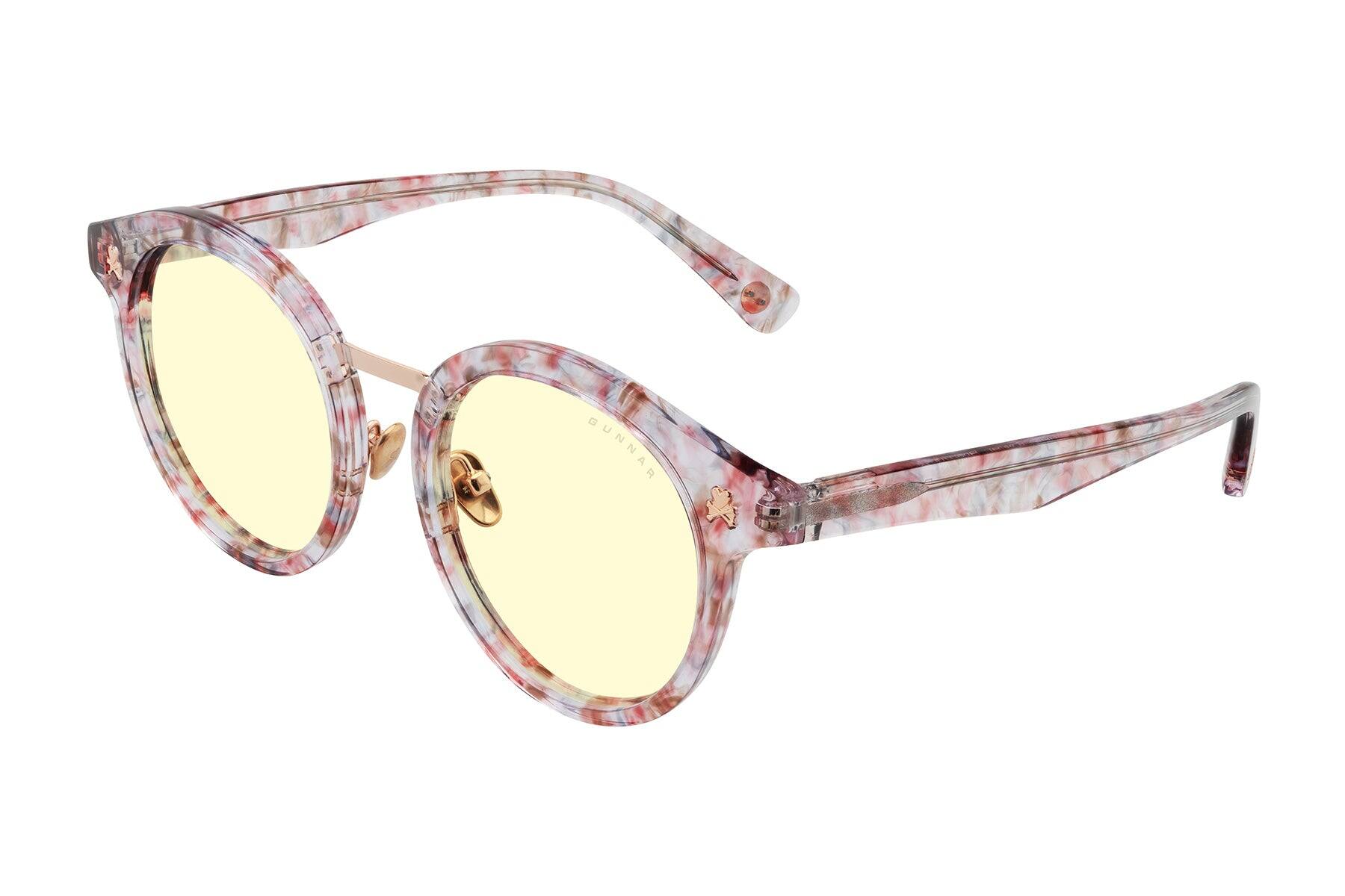 Alt View 4. GUNNAR - GUNNAR Computer Glasses  - tokidoki Flower Power, Pretty in Pink, Clear Lens - Blue Light Blocking, Relieve Dry Eye - Pretty in Pink.