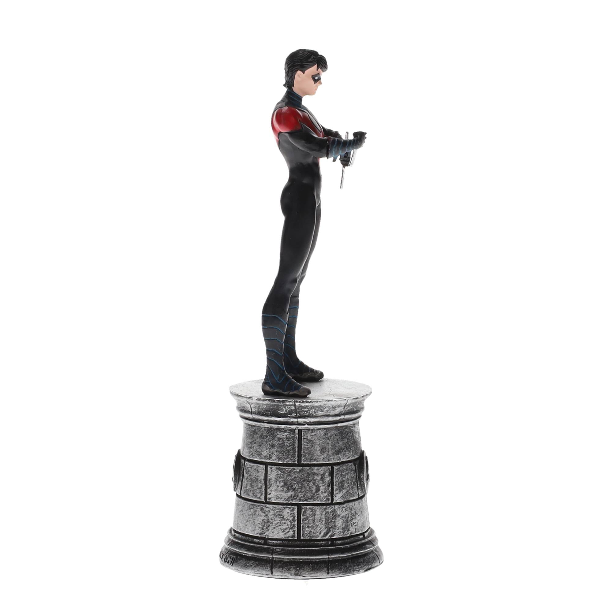 Alt View 3. Toynk - DC Chess Collection #14 Nightwing (Bishop) | Chess Piece Only - Black.