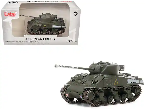 BLERNN ... LEGION FUIE CARY Fard LEGION 2C S-O 15+ SHERMAN FIREFLY UNITED KINGDOM SHERMAN MK IC MEDIUM TANK 1/72 Scale 2C UN 3