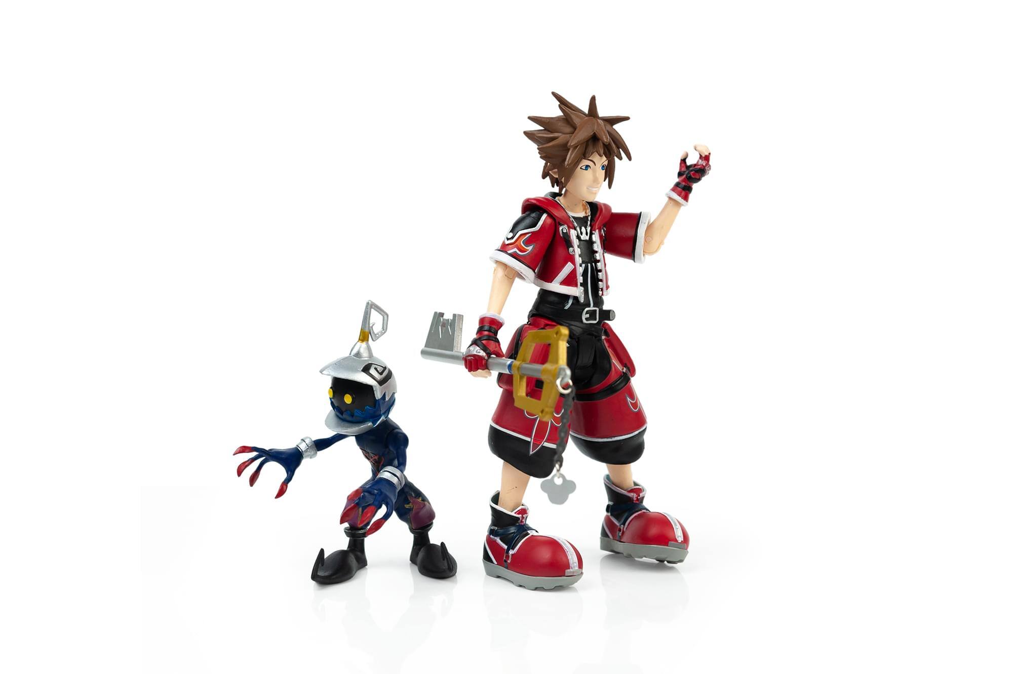 Alt View 10. Diamond Comic - Kingdom Hearts Valor Form Sora & Soldier Exclusive Action Figure - 2-Pack - Red.