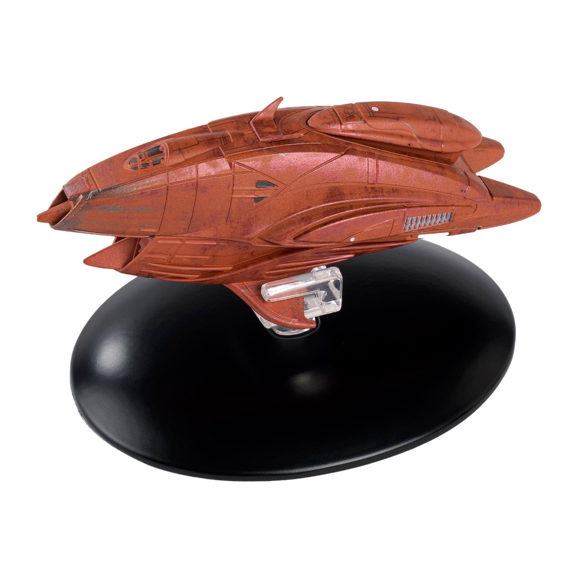 Alt View 1. Eaglemoss - Eaglemoss Star Trek Starship Replica | Denobulan Medical Ship - Red.