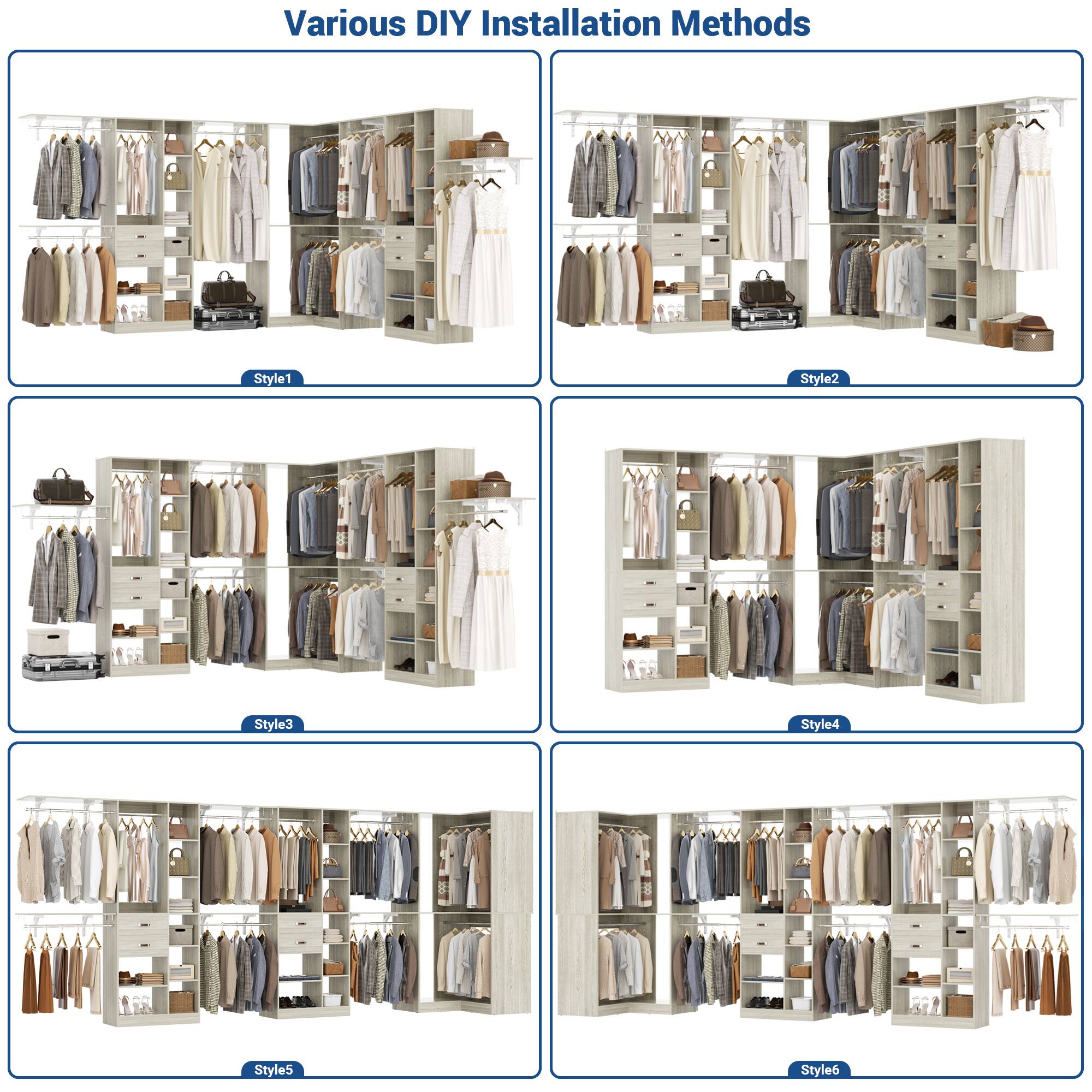 Various DIY Installation Methods

Style1
Style2
Style3
Style4
Style5
Style6