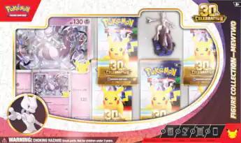 pokemon cards with figures 30th Celebration Mewtwo Figure Collection Box pick collectible for dedicated Pokmon fans Prismatic Evolutions Premium Figure Pokemon