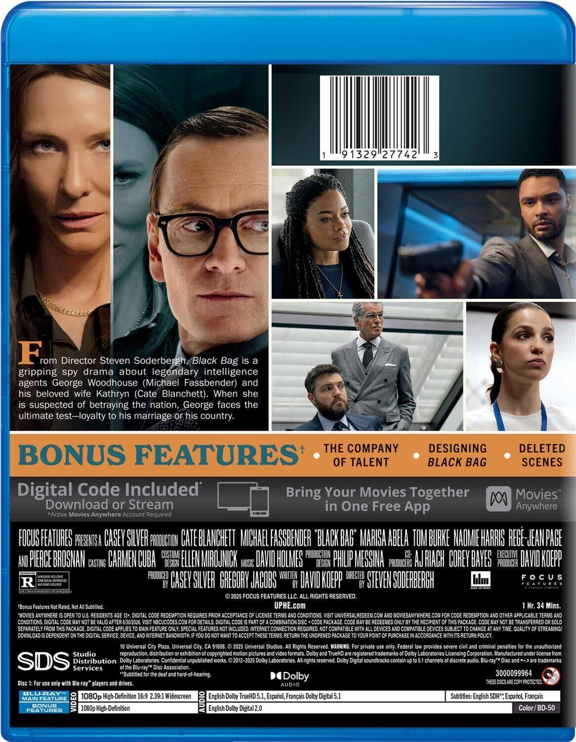 Alt View 1. Black Bag   - BLU-RAY.