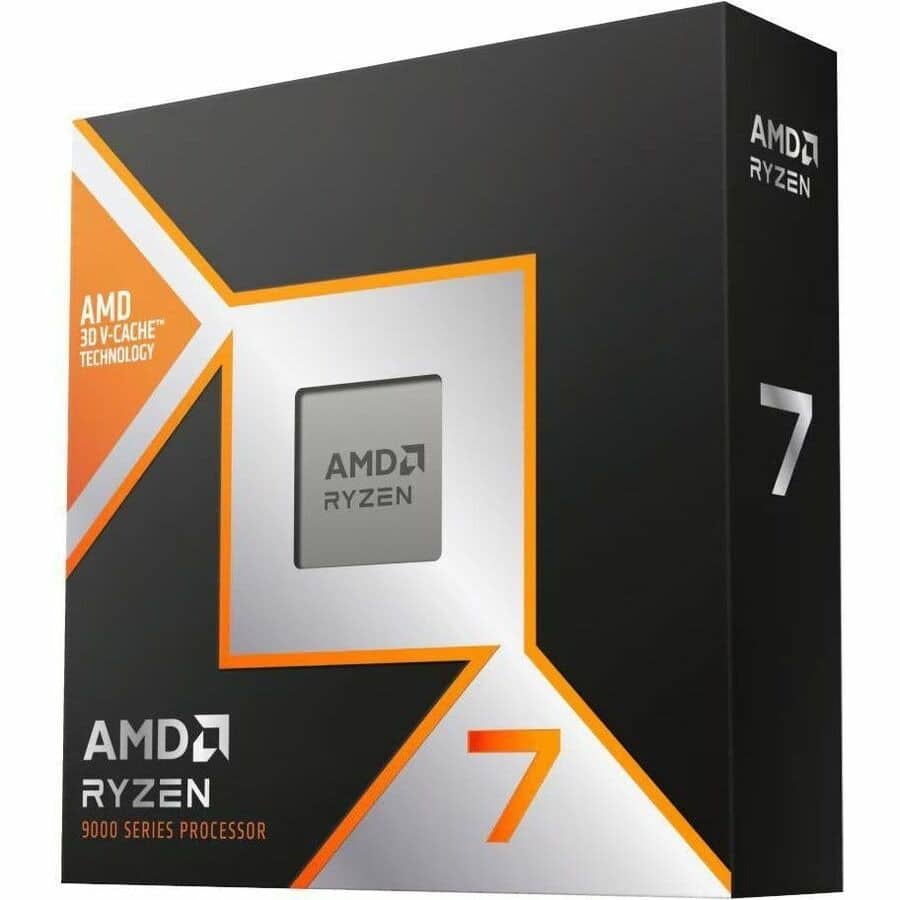 AMD - ryzen 7 9800x3d 8core 4.7ghz am5 boxed processor 100000001084