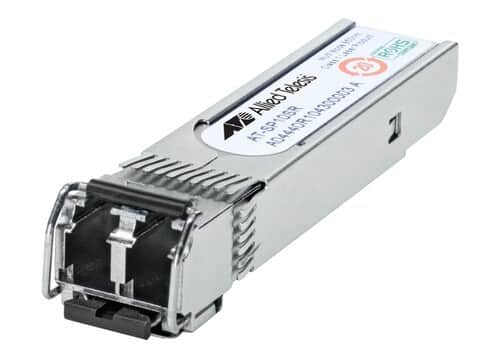 Allied Telesis - AT-SP10SR SFP+ Transceiver Module - 1 x LC Duplex 10GBase-SR Network - Optical Fiber - Multi-mode - Possibly Black