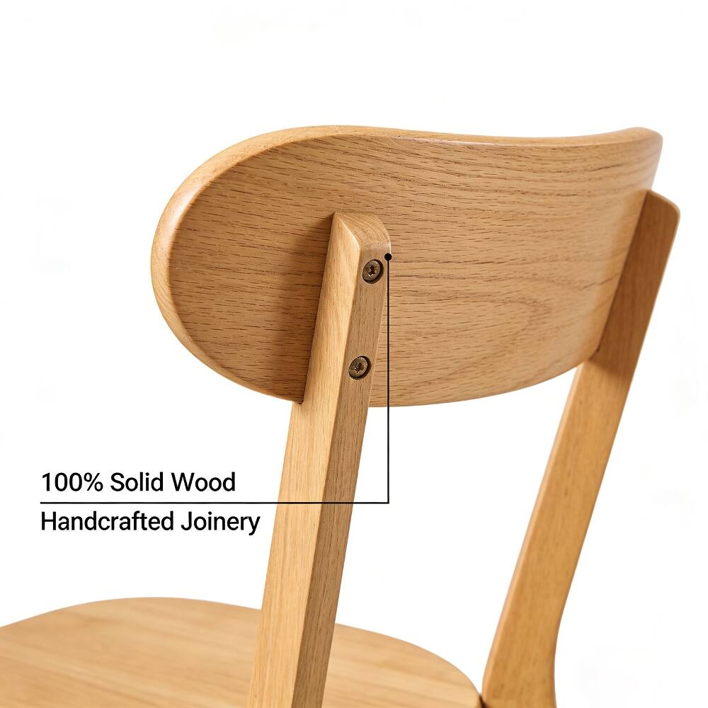 100% Solid Wood  
Handcrafted Joinery