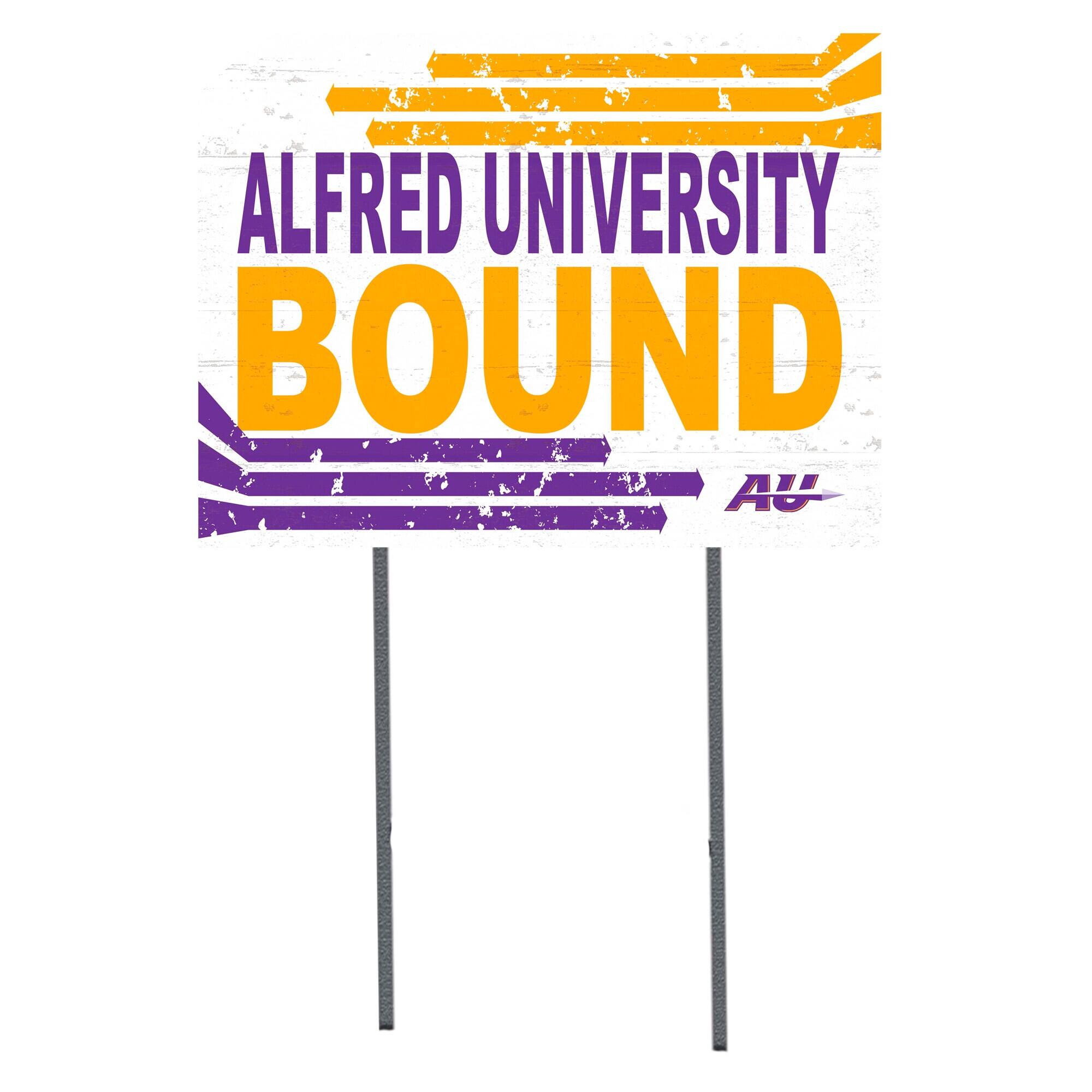 Alfred University Saxons 18'' x 24'' Bound Yard Sign