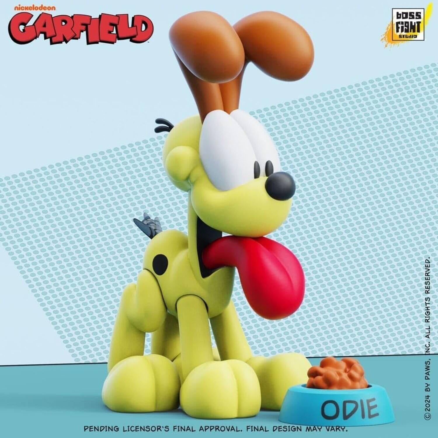 nickelodeon GARFIELD boss FIGHT STUDIO ODIE PENDING LICENSOR'S FINAL APPROVAL. FINAL DESIGN MAY VARY. RESERVED RIGHTS ALL NC. PAWS, BY 2024
