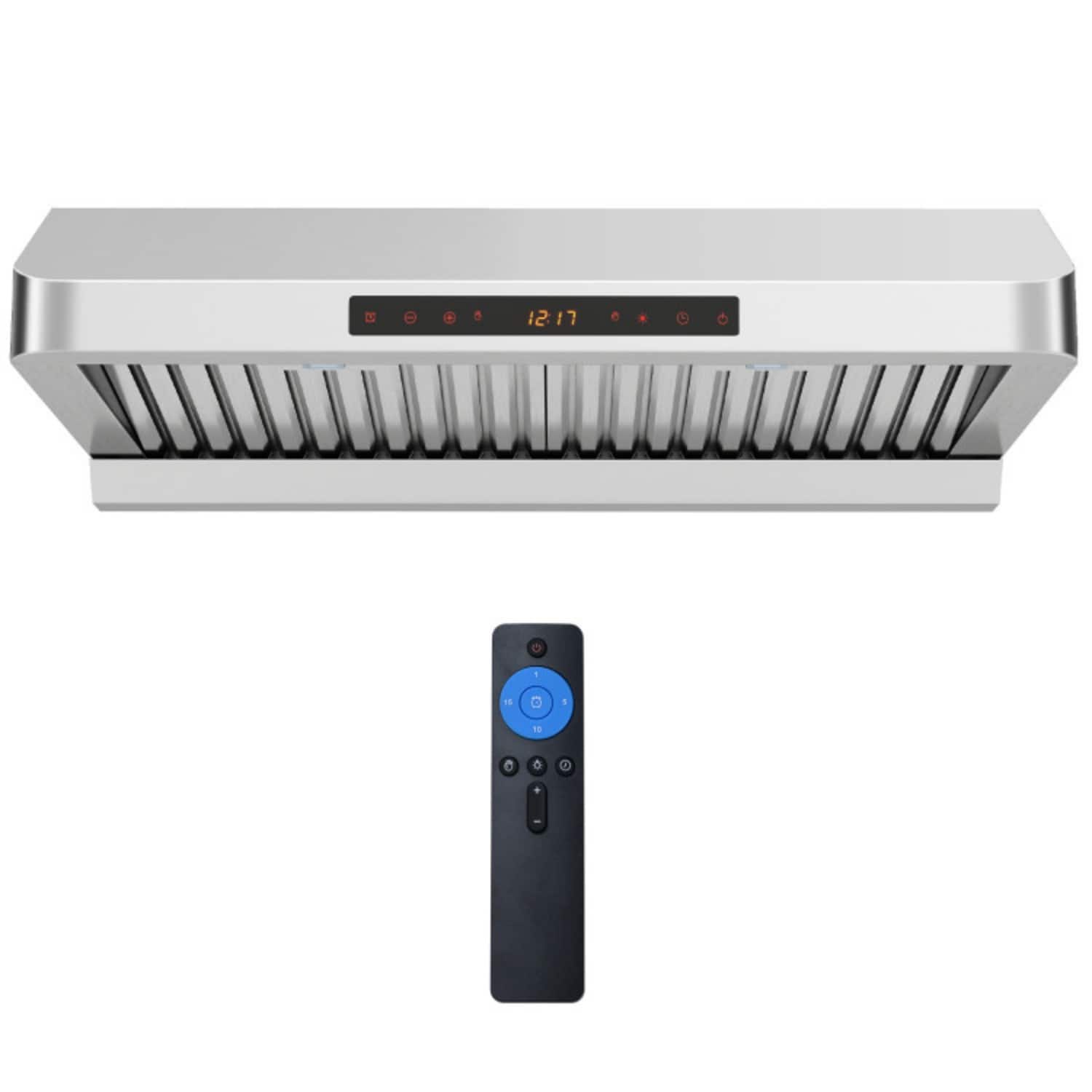 LUCKY ONE - 30 inches - Convertible - Under cabinet Range Hood - Silver
