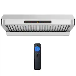 LUCKY ONE - 30 inches - Convertible - Under cabinet Range Hood - Silver