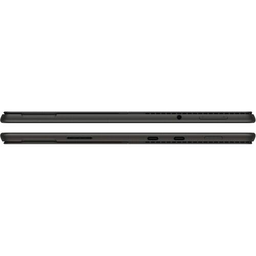 Angle. Microsoft - Surface Pro 8 13" Tablet 256GB WiFi 2.4GHz, Graphite - Gray.