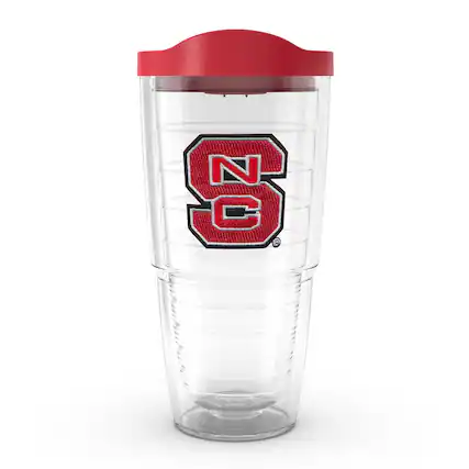 Front. Tervis - NC State Wolfpack 24oz. Emblem Classic Tumbler - Multicolor.