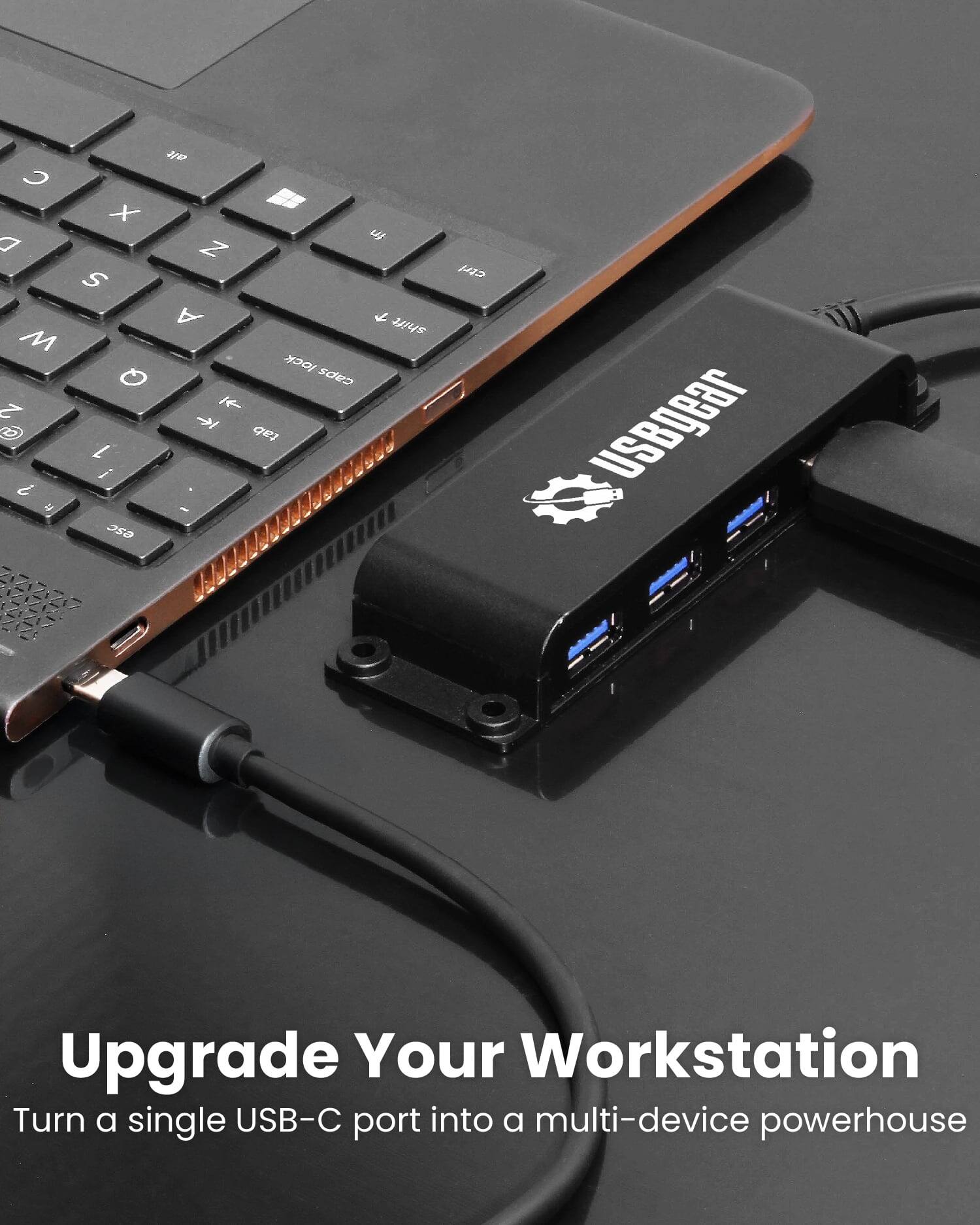 Upgrade Your Workstation  
Turn a single USB-C port into a multi-device powerhouse