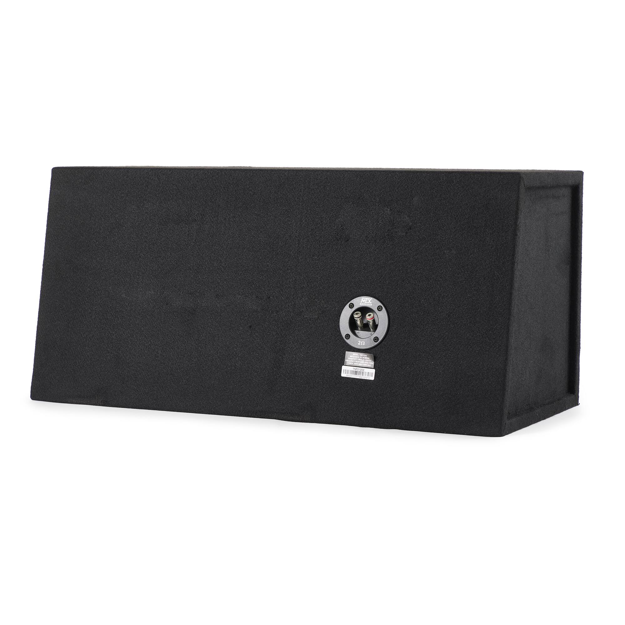Alt View 7. MTX - MTX TNP212D2 12" 1200W Dual Loaded Car Subwoofer Audio w/ Sub Box and Amplifier - Black.
