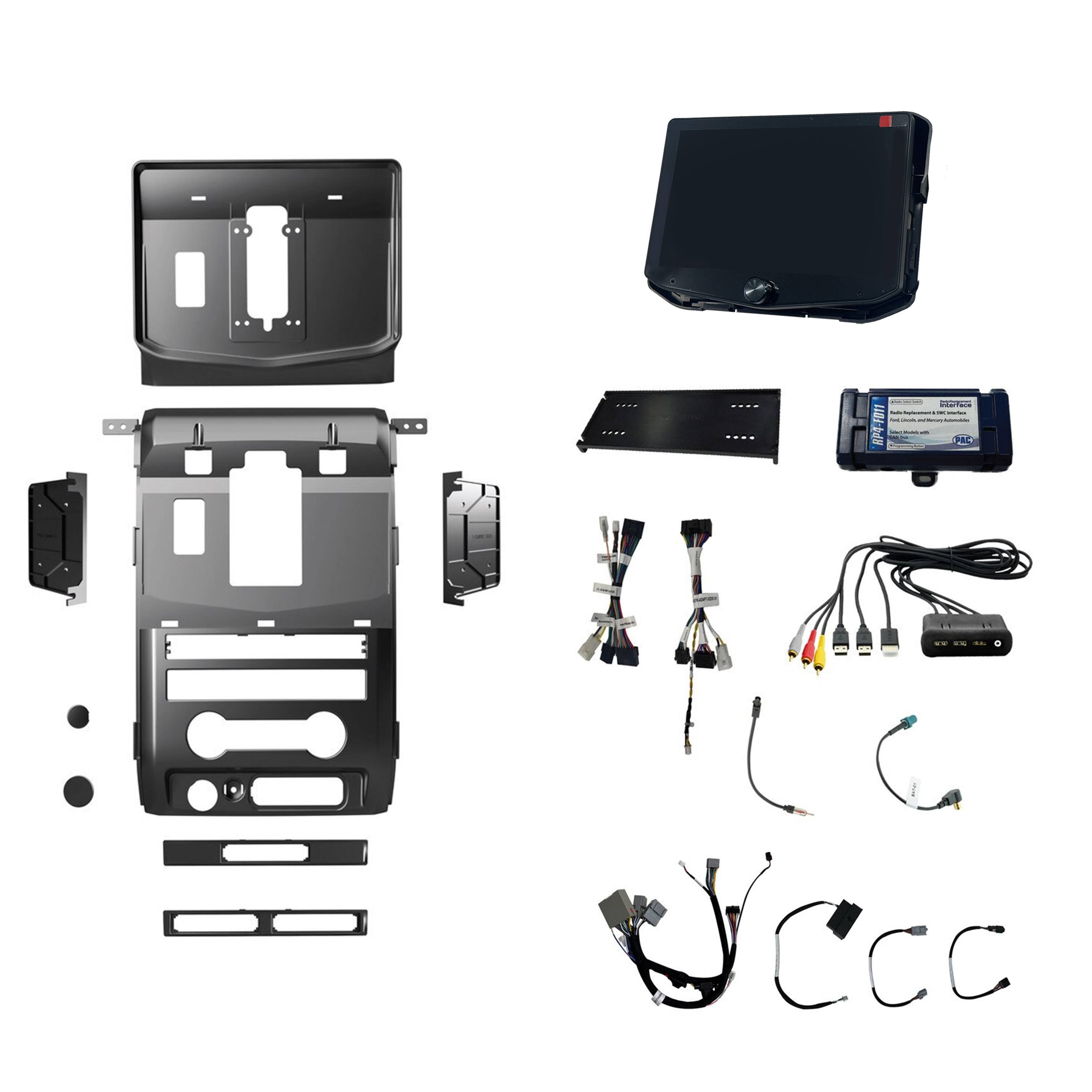 Alt View 17. Stinger - 10.1” Android Auto/Apple CarPlay Bluetooth Digital Media Receiver - Black.