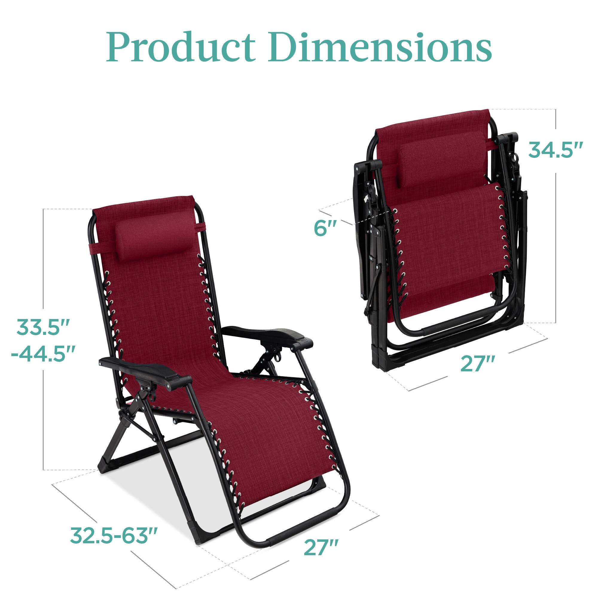 Product Dimensions

- 34.5"
- 6"
- 33.5" - 44.5"
- 27"
- 32.5-63"
- 27"