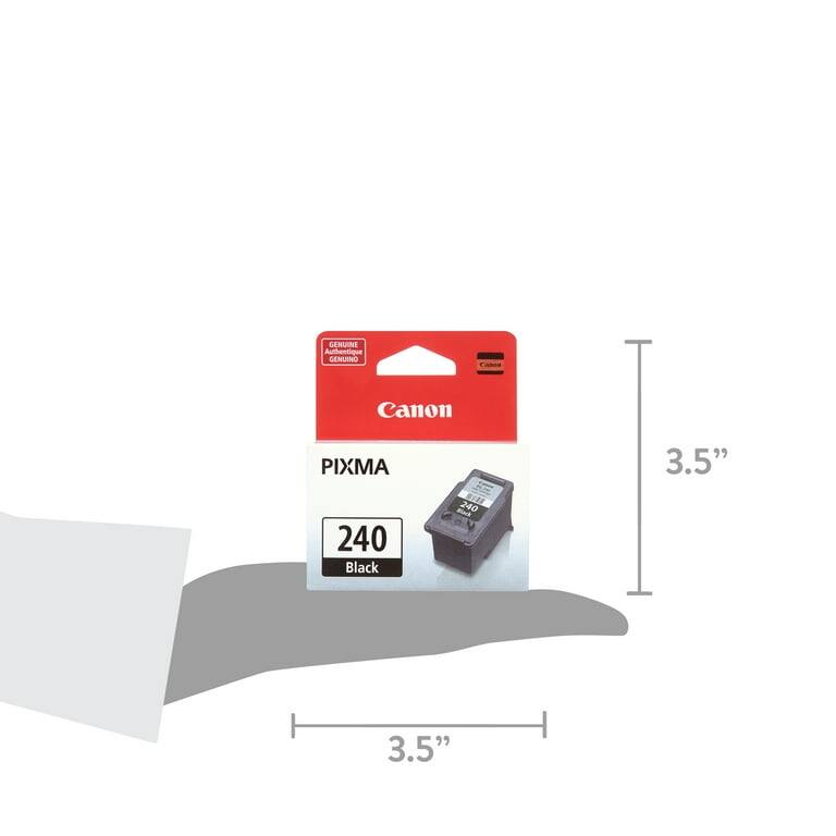 Genuine Authentique GENUIO Canon PIXMA 240 Black - 3.5" x 3.5"