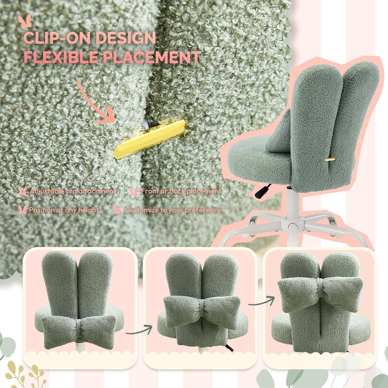 CLIP-ON DESIGN  
FLEXIBLE PLACEMENT  

- Adjustable clip attachment  
- Front or Back placement  
- Position at any height  
- Customize to your preference