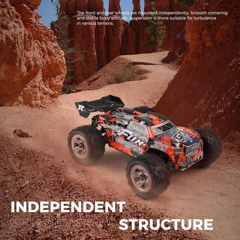 The front and rear wheels are mounted independently. Smooth cornering and stable body attitude suspension is more suitable for turbulence in various terrains.

INDEPENDENT SUSPENSION STRUCTURE