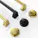 CHAMPAGNE BRONZE, POLISHED GOLD, MATTE BLACK