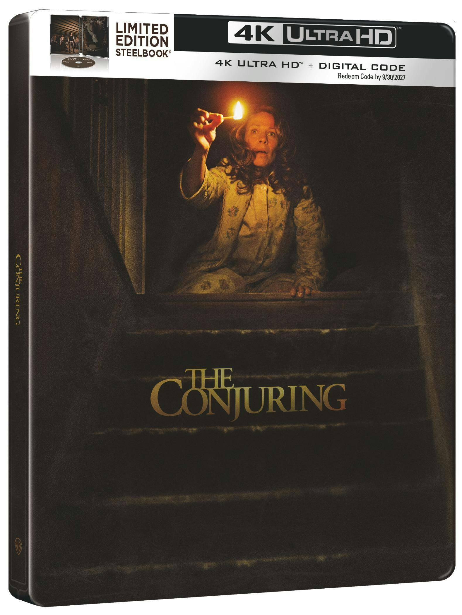 Back. The Conjuring (Steelbook)   - 4K Blu-Ray.