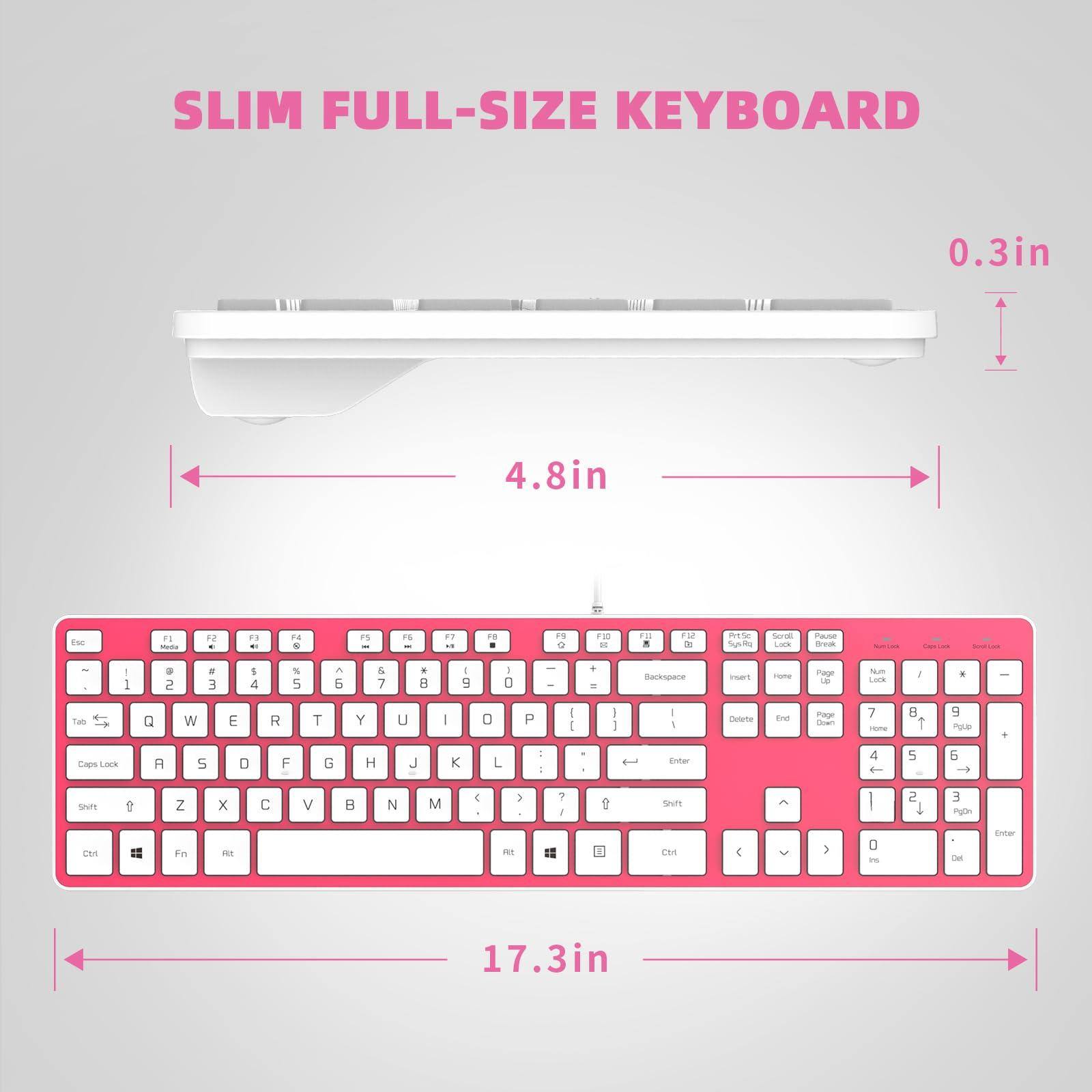 SLIM FULL-SIZE KEYBOARD

0.3in

4.8in

17.3in