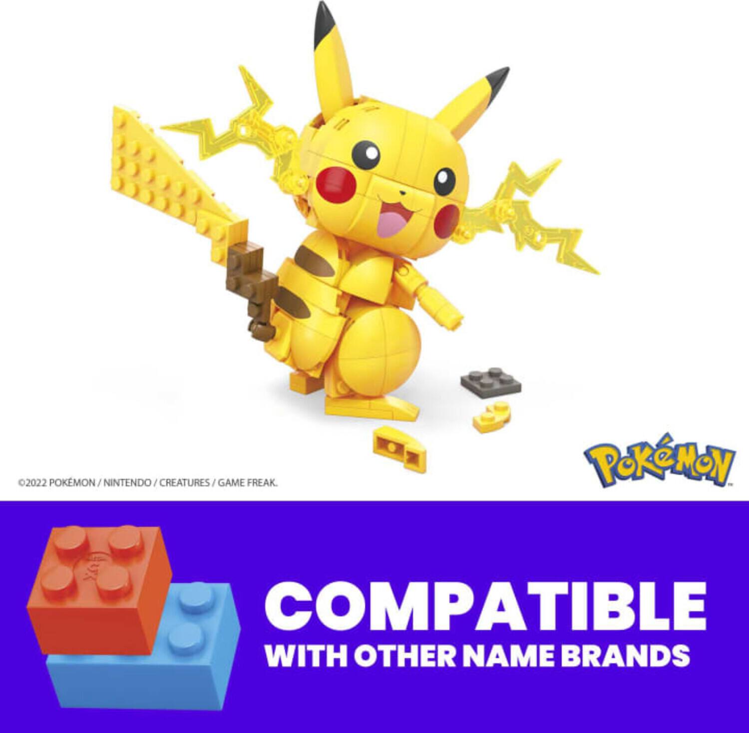 2022 Pokémon / Nintendo / Creatures / Game Freak. Pokémon Compatible with other name brands.
