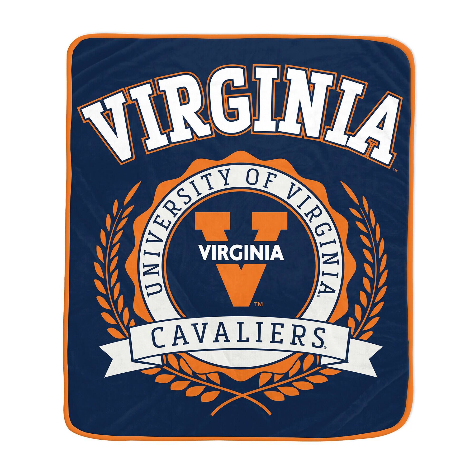 Pegasus - Virginia Cavaliers 50" x 60" University Crest Ultra Soft Blanket - Multicolor
