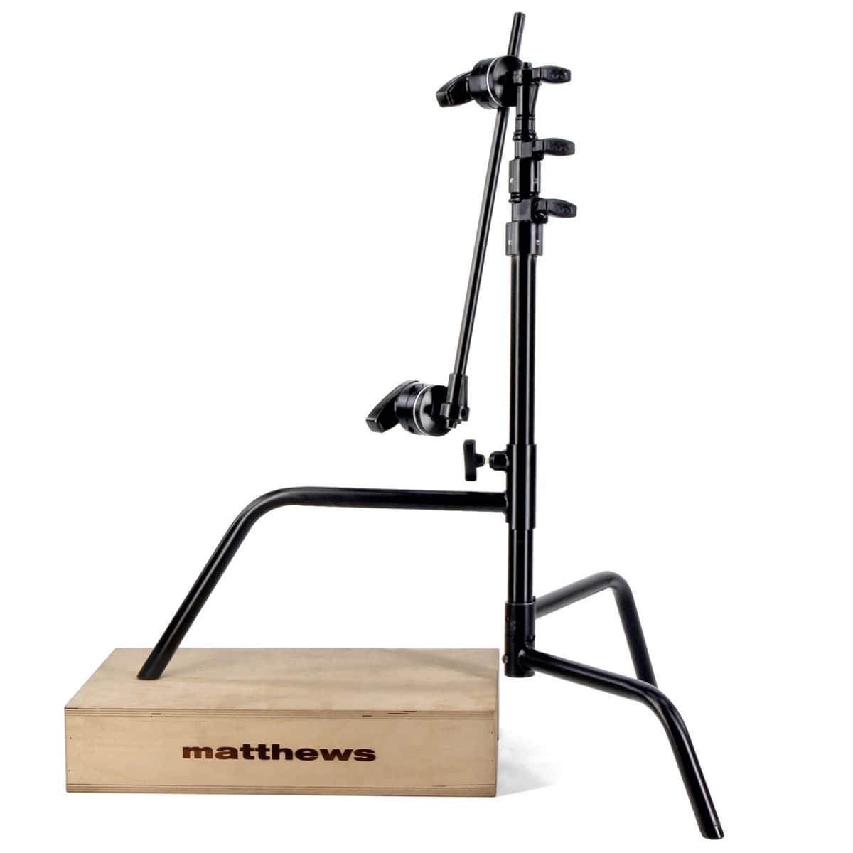 "Matthews - 20"" C Stand with Sliding Leg, Grip Head and Arm, Load Capacity 22 lbs, Maximum Height 63"", Black" price history on PriceWatchPro