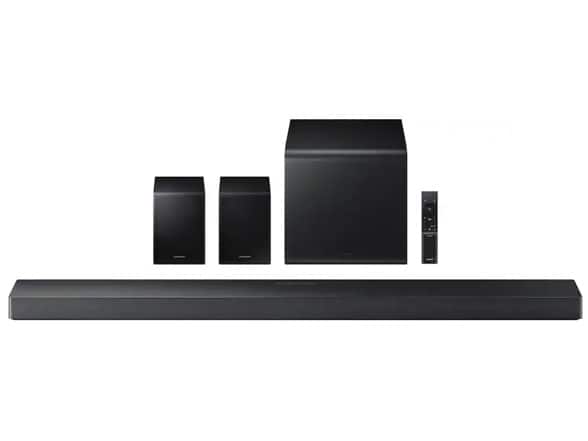 Samsung - Q-Series HW-QS750F 5.1.2 Ch Soundbar with Subwoofer and Rear Speakers - Black