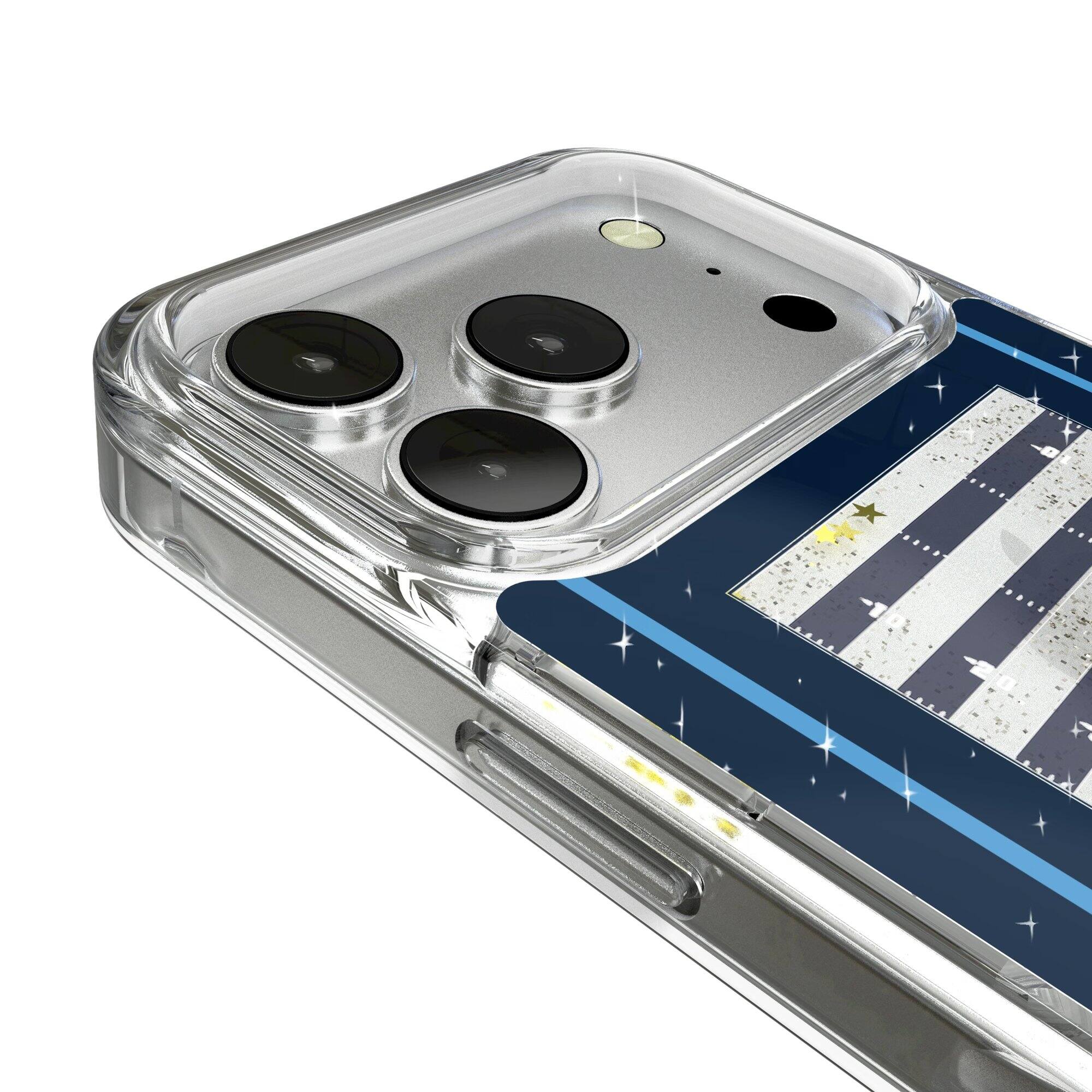Alt View 2. Keyscaper - Tennessee Titans iPhone Field Design Glitter Case - 16 Pro - Multicolor.