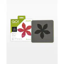 AccuQuilt - GO! Baby Fabric Cutting Dies; Fun Flower - Black
