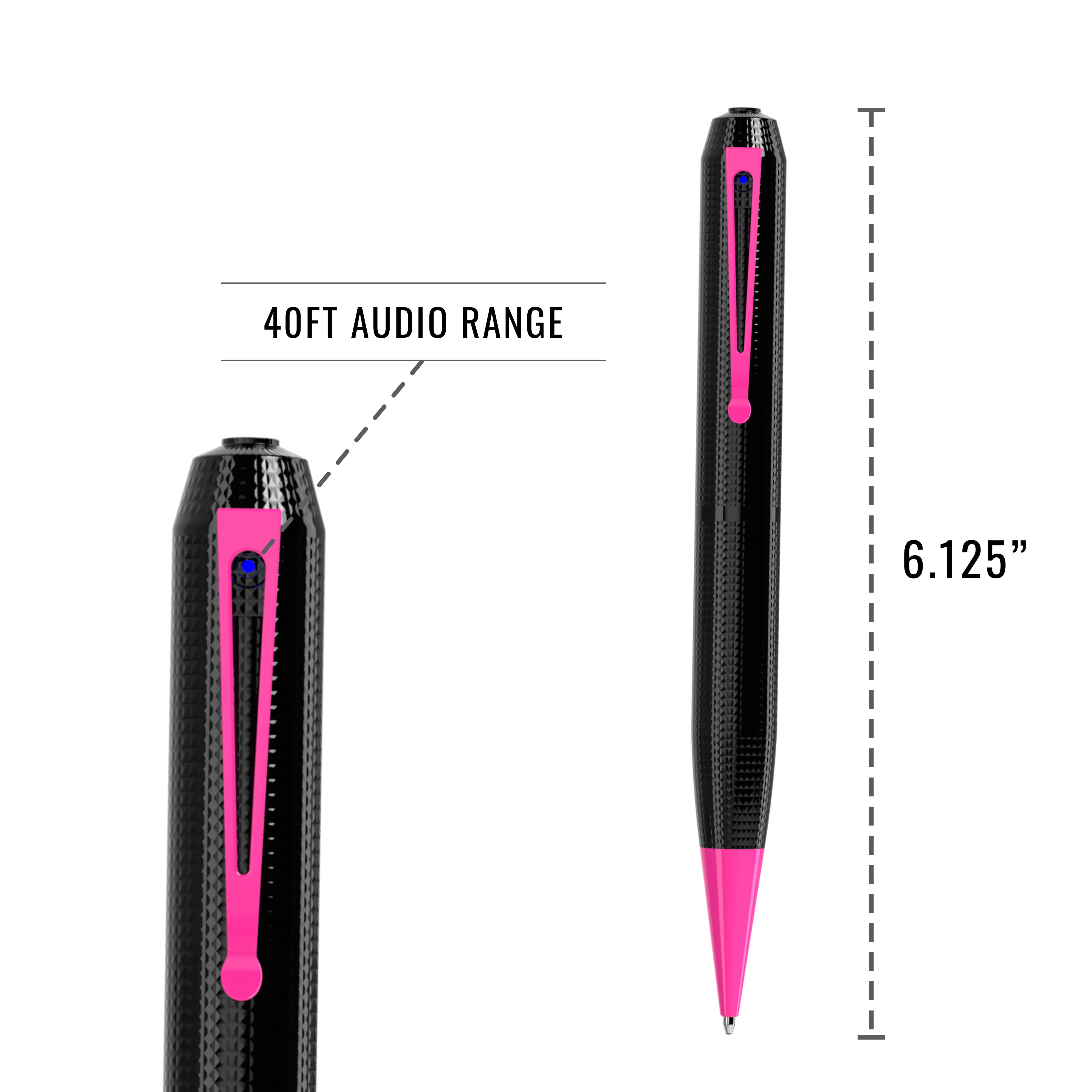 40FT AUDIO RANGE  
6.125"