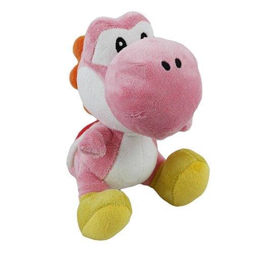 Alt View 1. Little Buddy - Super Mario Bros 6" Plush Pink Yoshi - Pink.