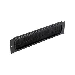 RackSolutions - Brush Passthru Panel for 151SW Top Panel, Cable and Airflow Management - Black