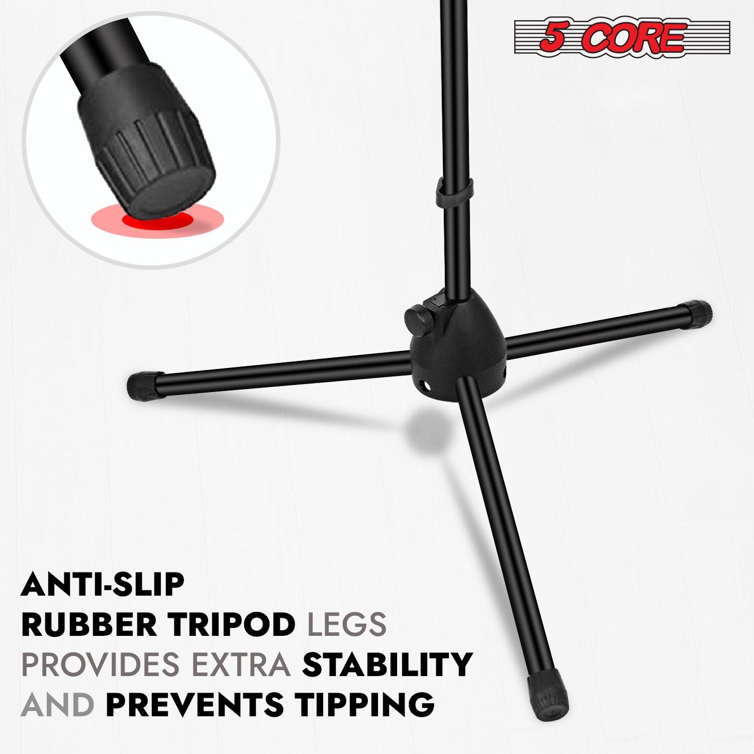5 CORE
ANTI-SLIP RUBBER TRIPOD LEGS PROVIDES EXTRA STABILITY AND PREVENTS TIPPING