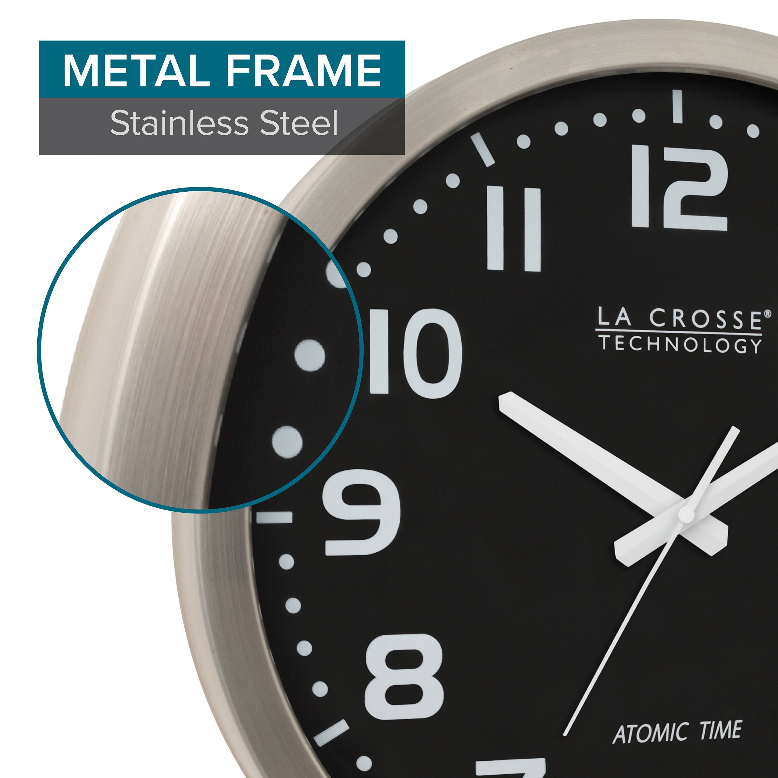 METAL FRAME  
Stainless Steel  

LA CROSSE TECHNOLOGY  

ATOMIC TIME
