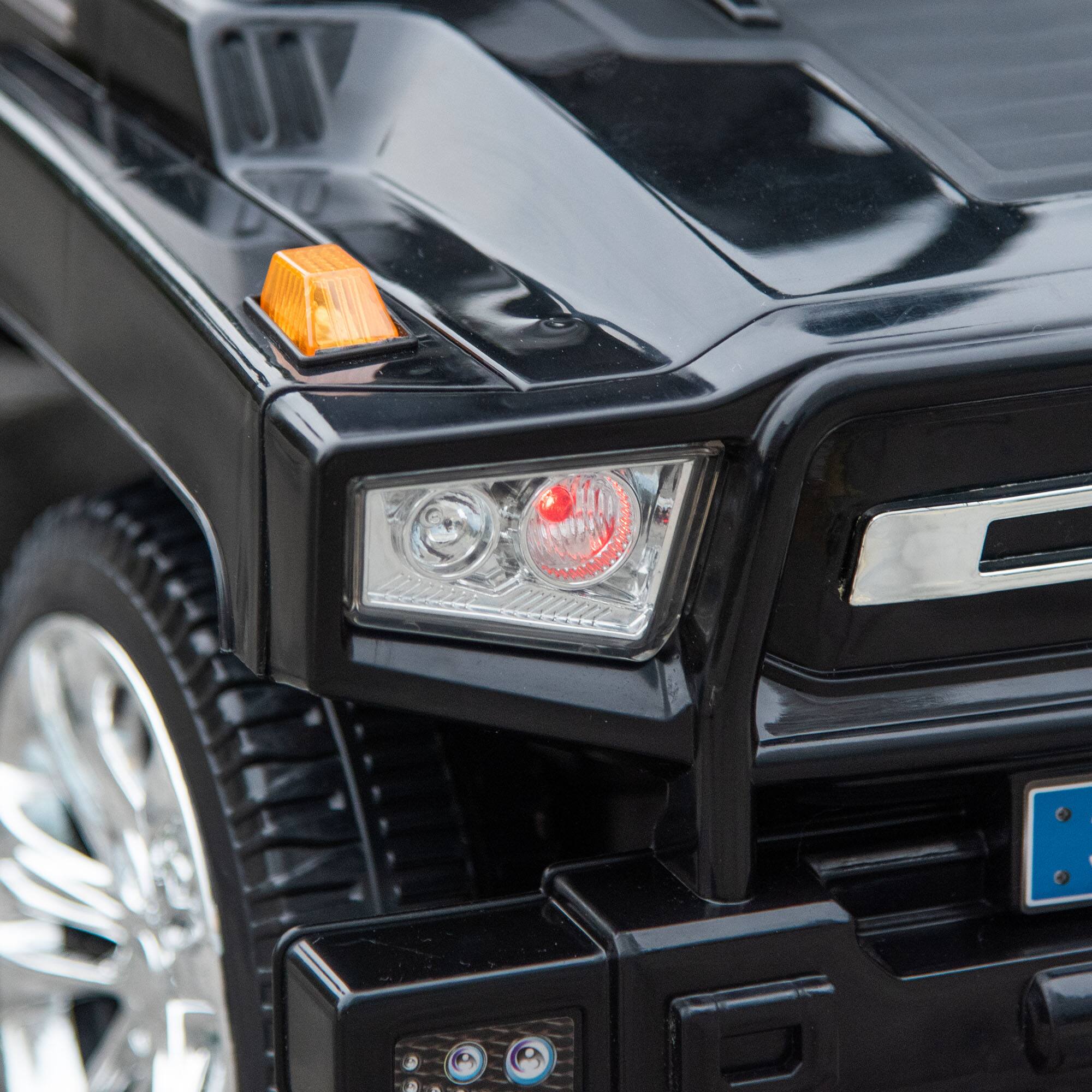 Alt View 4. Aosom - Kids Ride on Push Car, SUV Style Sliding Walking Car, Horn, Music, Working Lights, Storage, Anti-dumping System.