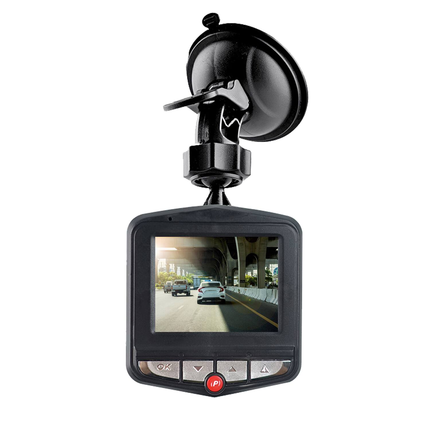 Left. Supersonic - RoadEYE 720p HD Dash Cam SC-570DC - Black.