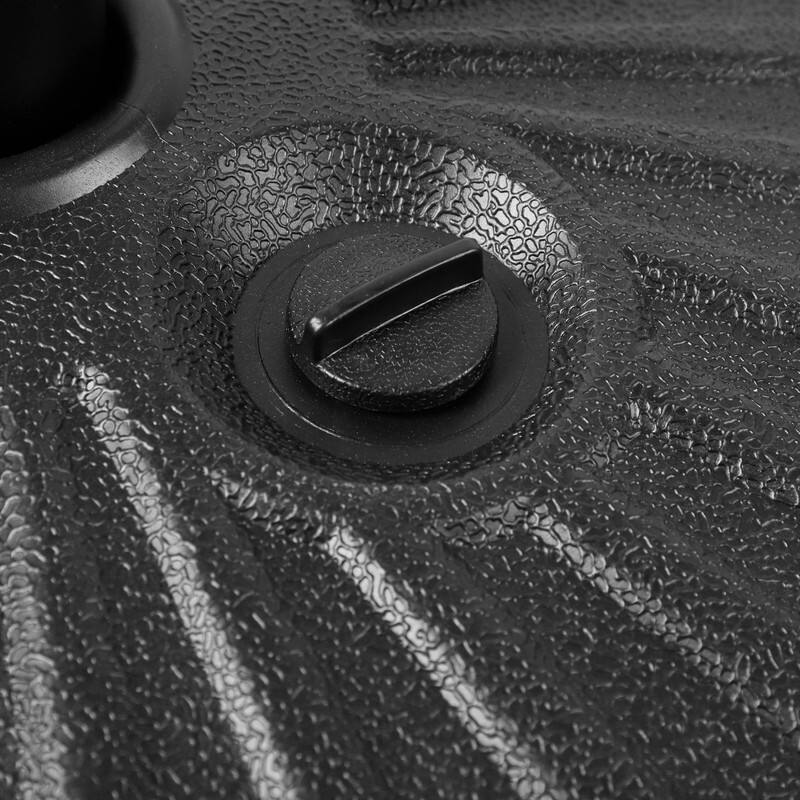 Alt View 7. LeisureMod - Sierra Outdoor Solar Powered LED Umbrella with Rust Resistant Aluminum Frame and Plastic Base - Red.