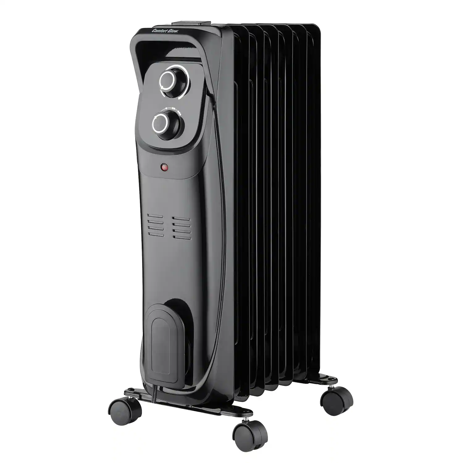 Front. Comfort Glow - Comfort Glow Eof280 Eof280 1,500-watt-max 7-fin Oil-filled Heater With Thermostat - Black.