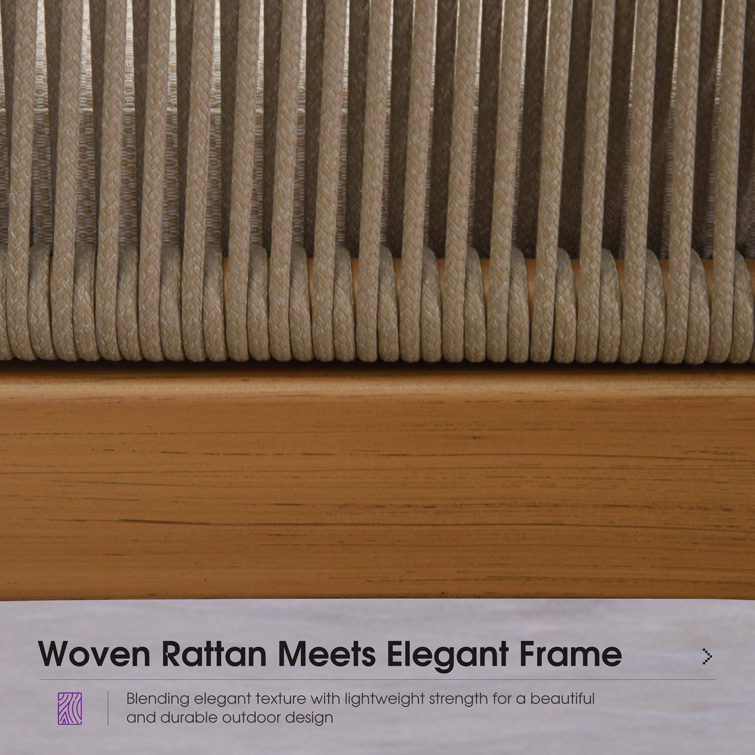 Woven Rattan Meets Elegant Frame

Blending elegant texture with lightweight strength for a beautiful and durable outdoor design