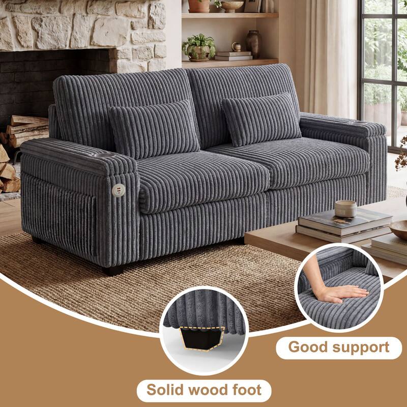 11 Good support  
Solid wood foot