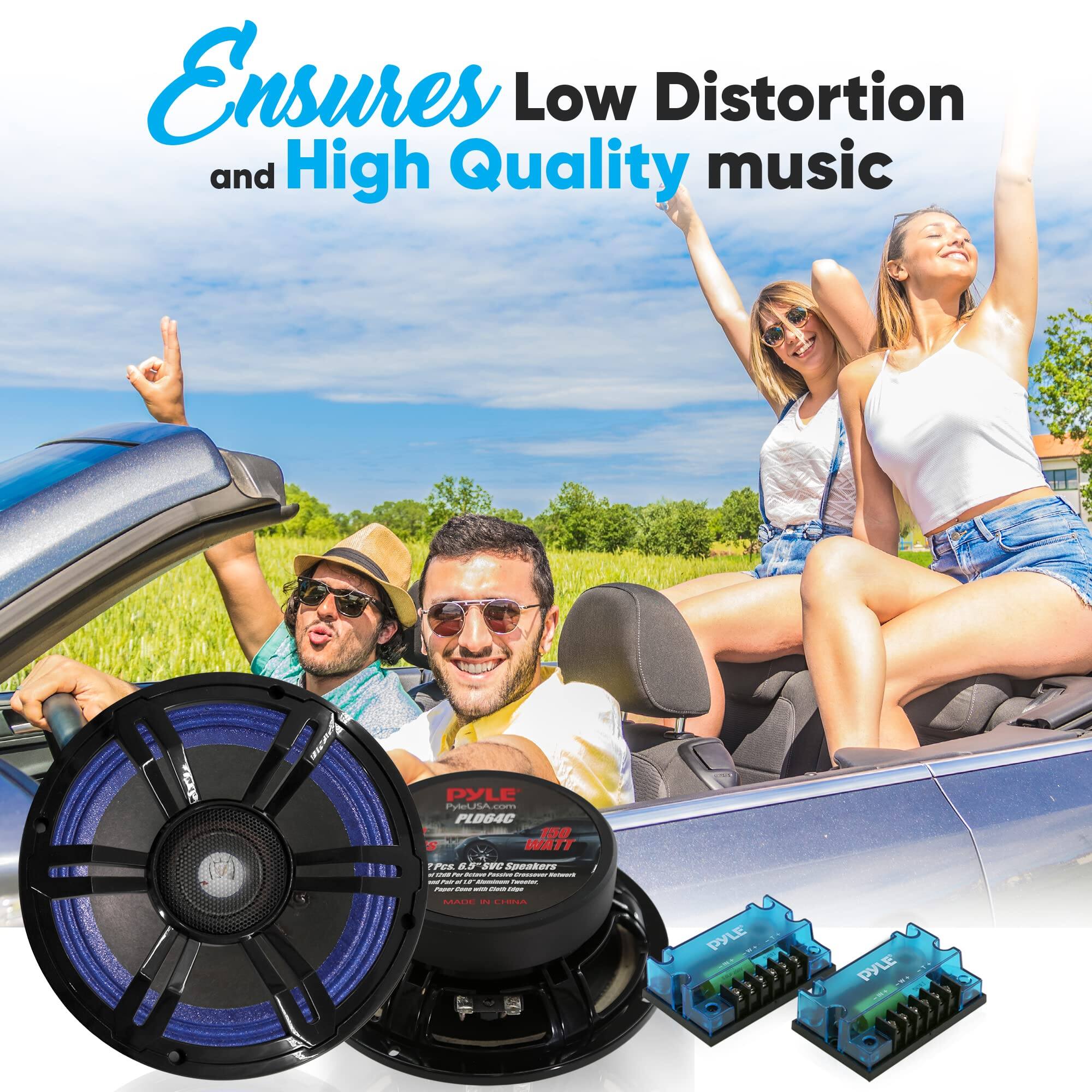 Ensures Low Distortion and High Quality music

GC PYLE PYLE.com

PLOG4C 150 WATT PCE

PYLE PLOG4C

PYLE PLOG4C

PYLE PLOG4C