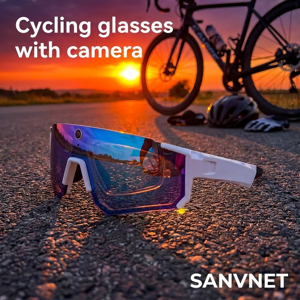 Cycling glasses with camera  
SANVNET