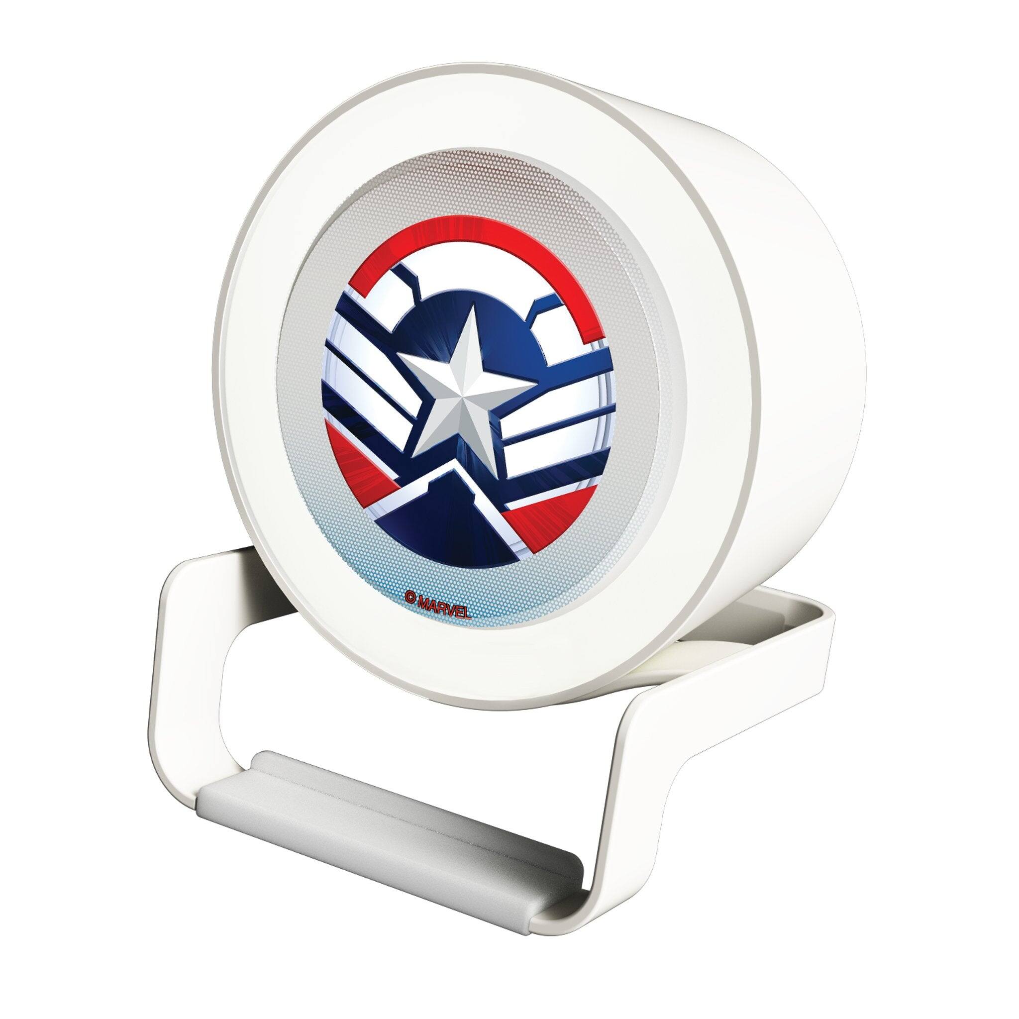 Keyscaper - Marvel Grid Night Light Charger and Bluetooth Speaker - Sam Wilson Captain America